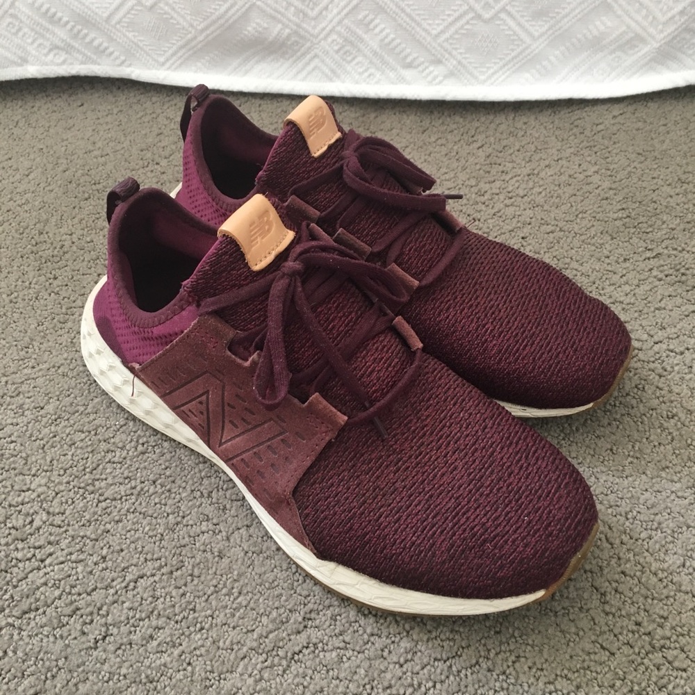 New balance fresh foam Cruz burgundy 12 Wide
